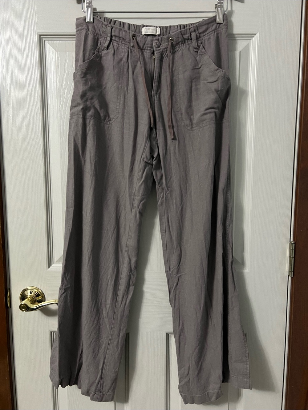 Just Living Linen blend wide leg pants